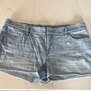 Women's Light Blue Denim Shorts